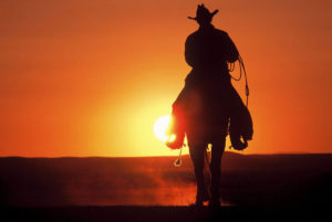 cowboy-sunset